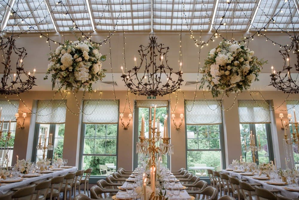 Orangery canopy by day at Babington House