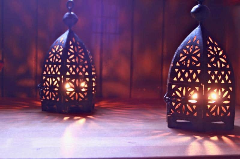Decorative hire items including lanterns, candlesticks, mirror balls and vases for weddings in the South West and beyond