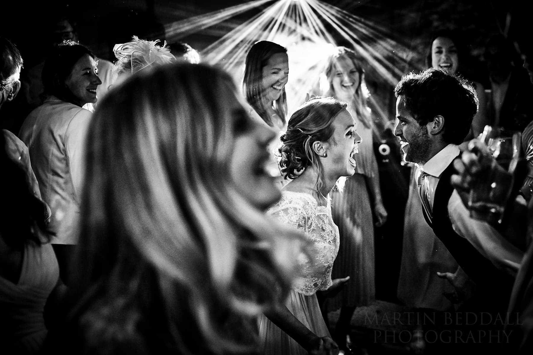 Dance floor and reception atmosphere—Bristol wedding DJ.