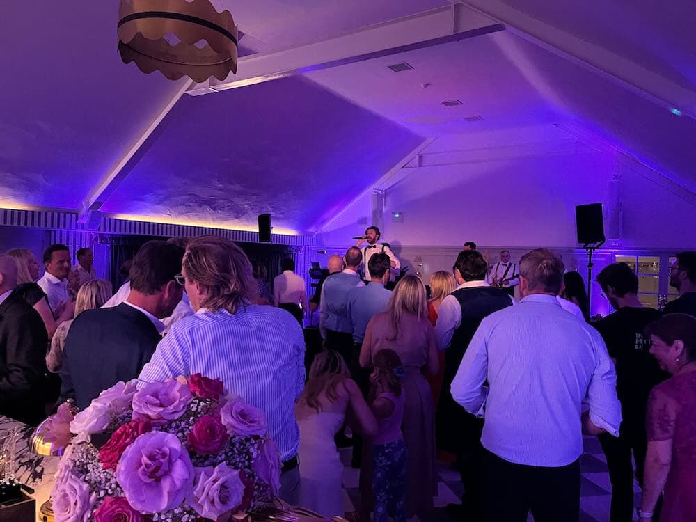 Add some mood lighting at your Kin House Wedding or party