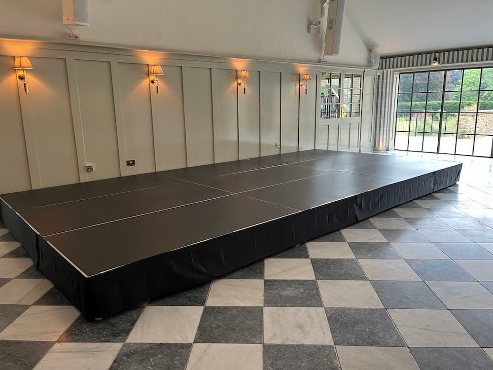 Stage supply from Stylish Entertainment at Kin House